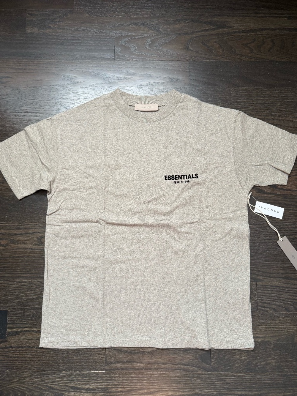 Essentials Fear of God Dark Oatmeal Short Sleeve Shirt Size Medium